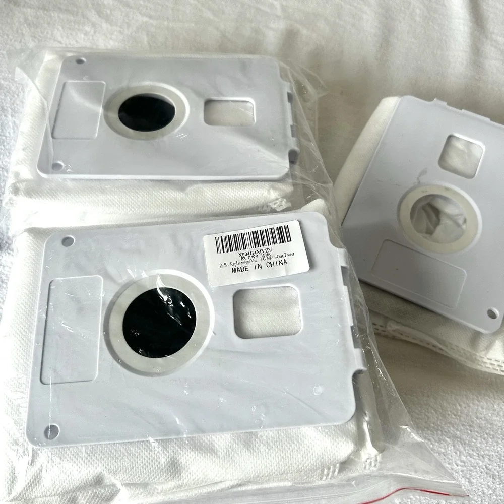 Vacuum Cleaner Dust Bag Lot Of 8 White